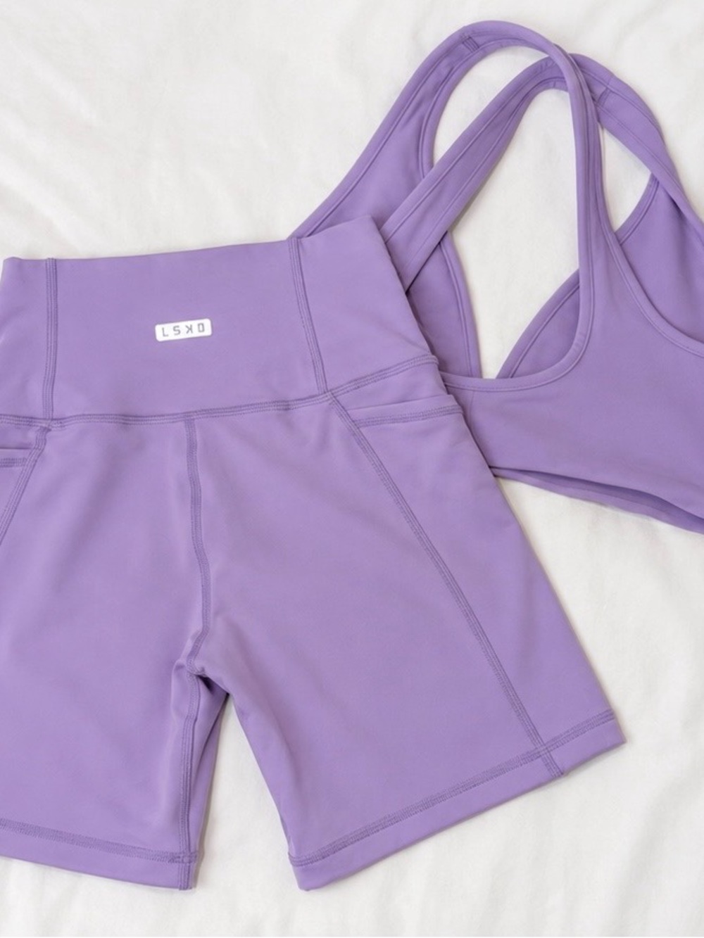 LSKD Lavender workout set XS - Picture 2 of 2